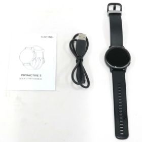 [中古] ガーミン(GARMIN) vivoactive 5 フィットネスGPSウォッチ ブラック vivoactive-5 vivoactive-5[可(C)]