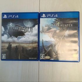PS4 ファイナルファンタジーXV モンスターハンターワールド 2本セット