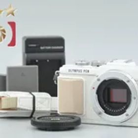 【中古】OLYMPUS オリンパス PEN Lite E-PL7 ホワイト ミラーレス一眼カメラ シャッター回数僅少