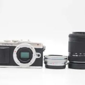 オリンパス Olympus Pen Lite E-PL7 16.0MP Double Lens Kit Silver 19407 shots [良品] #Z5695A