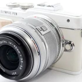リンパス ミラーレス OLYMPUS PEN Lite E-PL7 レンズキット ホワイト 中古 Wi-Fi搭載 新品SDカード付き 届いてすぐに使える スマホへ送れる 動画撮影