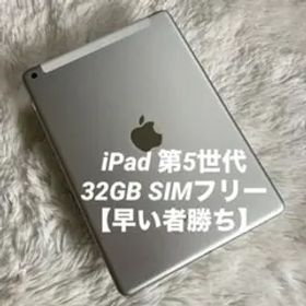 【完動品】iPad 第5世代 32GB SIMフリー 【すぐ発送】【付属品】