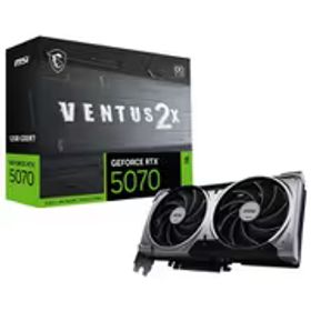 MSI エムエスアイ GeForce RTX 5070 12G VENTUS 2X OC グラフィックボード GeForce RTX 5070 12G VENTUS 2X OC