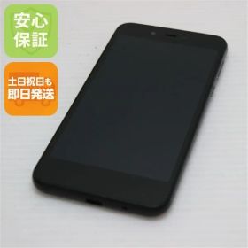 超美品 702SH AQUOS sense basic ブラック スマホ 本体 白ロム 土日祝発送OK 06000