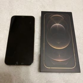 美品！iPhone 12 ProMax ゴールド 本体 256gb