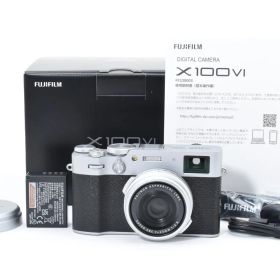 ★新品級★フジフイルム FUJIFILM X100VI シルバー 二言語モデル《ショット数：1,814回》★ LL2528#6588