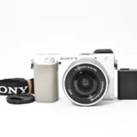 ショット数極少114回 美品 SONY α6100 ILCE-6100 ホワイト + E PZ 16-50mm OSS ARYM5340#566
