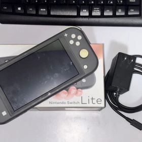 Nintendo Switch Lite グレー 本体 充電器 箱付き