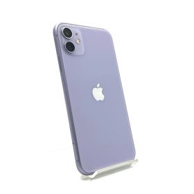 【全額返金保証】【最速発送】 iPhone 11 64GB パープル au 白ロム 動作確認済 87%