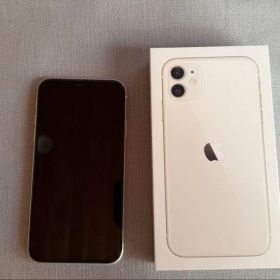 iPhone11 128GB ホワイト 容量80% 付属品未使用