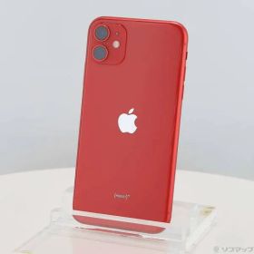 ソフマップ 〔中古品〕 iPhone11 64GB プロダクトレッド MWLV2J／A SIMフリー【198】