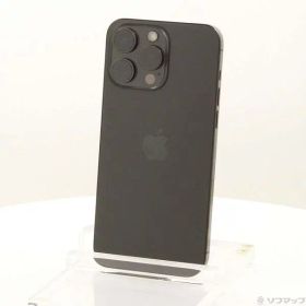 【中古】Apple(アップル) iPhone15 Pro Max 256GB ブラックチタニウム MU6P3J／A SIMフリー 【276-ud】