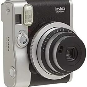 【中古-非常に良い】FUJIFILM インスタントカメラ チェキ instax mini 90 ネオクラシック ブラック INS MINI 90 NC