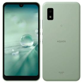 【中古】SIMフリー au AQUOS wish SHG06 [オリーブグリーン] スマートフォン本体