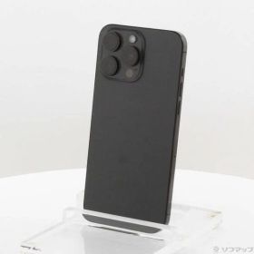 ソフマップ 〔中古品〕 iPhone15 Pro Max 256GB ブラックチタニウム MU6P3J／A SIMフリー【262】
