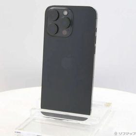 ソフマップ 〔中古品〕 iPhone15 Pro Max 256GB ブラックチタニウム MU6P3J／A SIMフリー【297】