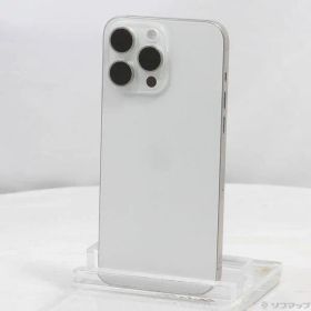 ソフマップ 〔中古品〕 iPhone15 Pro Max 256GB ホワイトチタニウム MU6Q3J／A SIMフリー【276】