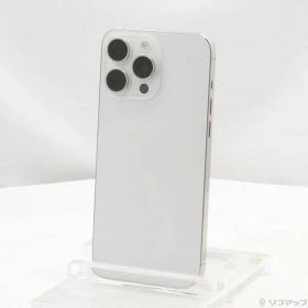 ソフマップ 〔中古品〕 iPhone15 Pro Max 256GB ホワイトチタニウム MU6Q3J／A SIMフリー【377】