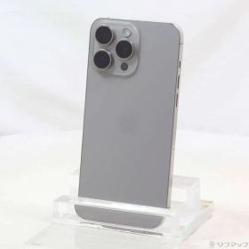ソフマップ 〔中古品〕 iPhone15 Pro Max 256GB ナチュラルチタニウム MU6R3J／A SIMフリー【305】