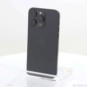 ソフマップ 〔中古品〕 iPhone15 Pro Max 256GB ブラックチタニウム MU6P3J／A SIMフリー【262】