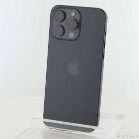 ソフマップ 〔中古品〕 iPhone15 Pro Max 512GB ブラックチタニウム MU6U3J／A SIMフリー【344】