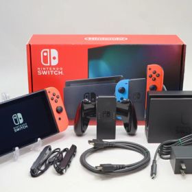 【中古】Nintendo Switch 本体 2019 【Joy-Con(L)ネオンブルー/(R)ネオンレッド】 HAD-S-KABAA