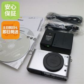 ニコン(Nikon)の新品同様 Nikon 1 J1 ボディ シルバー M888(ミラーレス一眼)