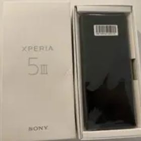 新品未使用判定◯ Sony Xperia 5Ⅲ sog05 フロストブラック