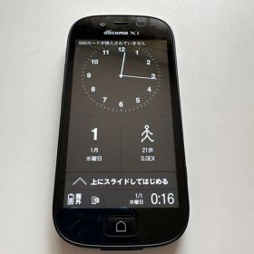docomo F-06F ブラック らくらくスマートフォン本体
