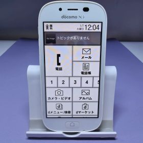 JA342 ワンセグdocomo らくらくスマホ本体 F-06F
