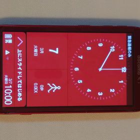 F-06F スマートフォン 本体 レッド