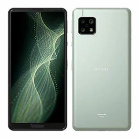【中古】【安心保証】 AQUOS sense5G SHG03[64GB] UQモバイル オリーブシルバー