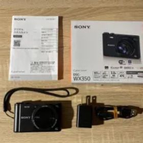 7878 Sony ソニー Cyber-shot DSC-WX350 ブラック デジカメ 動作確認済み 美品
