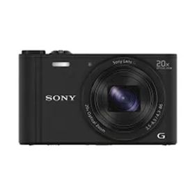 ソニー デジタルカメラ Cyber-shot WX350 光学20倍 ブラック DSC-WX350-B(中古品)