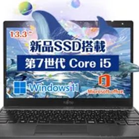 【数量限定】LIFEBOOK U937/■Core 極軽極薄FUJITSU i5-7300U(2.6GHz)/Office 富士通 2019/FHD(1920x1080)/Win11搭載/8GBメモリ/SSD:1000GB/13.3インチ(整備済み品)