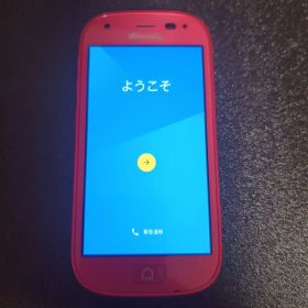 ドコモ F-04J スマートフォン 赤 白ロム