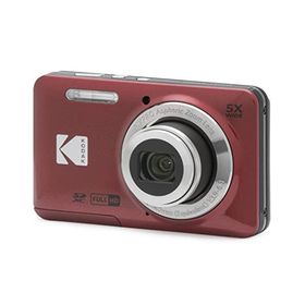 KODAK (コダック) PIXPRO 使いやすい ズーム FZ55-RD 16MP デジタルカメラ 光学5倍ズーム 広角 28mm 2.7インチ液晶