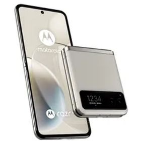【期間限定セール】ほぼ新品 motorola razr 40s SoftBank [バニラクリーム]