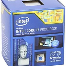 【中古-非常に良い】 intel CPU Core i7 4770K 3.50GHz 8Mキャッシュ LGA1150 Haswell UnLocked BX80646I74770K 【BOX】
