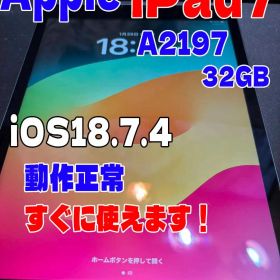 【iOS18.7.4】iPad第7世代 動作正常すぐに使えます！
