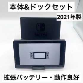 【動作良好】NintendoSwitch 新型拡張バッテリー 本体&ドックセット