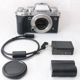 ☆良品・ショット数4909☆ 富士フイルム FUJIFILM ミラーレス一眼カメラ X-T4 ボディ シルバー X-T4-S フジフイルム #4308