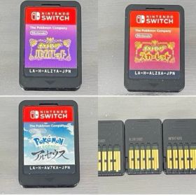 NINTENDO SWITCH ポケットモンスター スカーレット バイオレット PokeMoN LEGENDS アルセウス 3点 任天堂スイッチ ポケモン【中古】/515804
