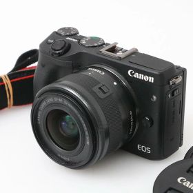 【中古】【お買い得品】キヤノン EOS M3 EF-M15-45 IS STM レンズキット CA01-M5407-2P1B CANON キヤノン EF-Mマウント ミラーレス APS-C EOS
