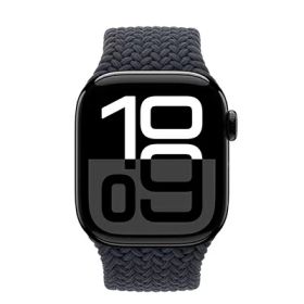 Apple Apple Watch Series10 42mm GPSモデル MWWX3J/A+MXYJ3FE/A A2997【ジェットブラックアルミニウムケース/ミッドナイトブレイデッドソロループ(サイズ3)】 [中古] 【当社3ヶ月間保証】 イオシス