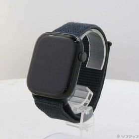 【中古】Apple(アップル) 〔展示品〕 Apple Watch Series 10 GPS 46mm ジェットブラックアルミニウムケース インクスポーツループ 【262-ud】