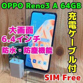 SIMフリー 本体 OPPO Reno3 A 128 GB 042G4 ブラック