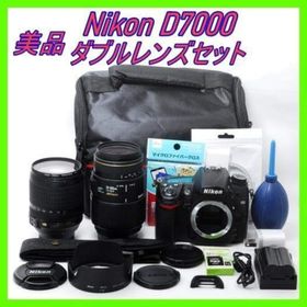 Nikon D7000 ダブルズーム 18-105＋300mm バック付(デジタル一眼)