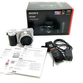 【全額返金保証】【最速発送】Sony デジタル一眼 α6400 ILCE-6400L パワーズームレンズキット シルバー 美品 動作確認済