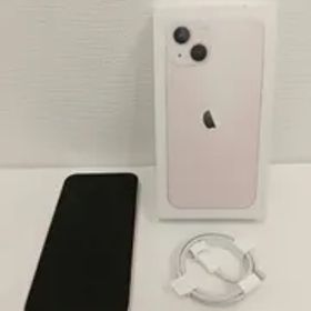【中古品】 【動作確認済み】 Appleアップル iPhone13 スマートフォン 128GB MLNE3J/A ピンク スマホ スマフォ 携帯電話 通信機器 箱付き 現状品